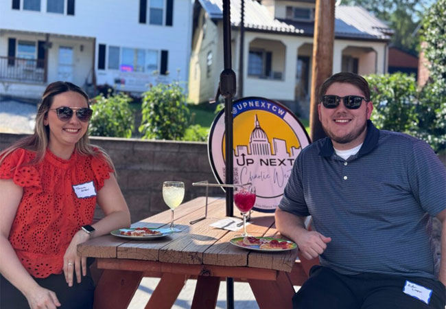 Up-Next-Charlie-West-host-and-guest Up Next Charlie West host and guest